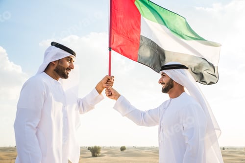Preview: Arabic men in the desert