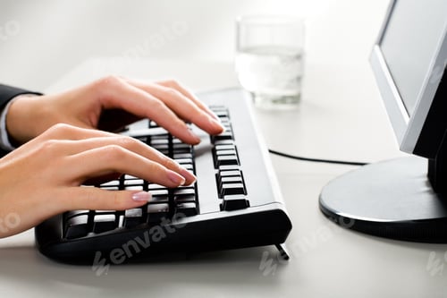 Preview: typing, using, keyboard, touching, keypad