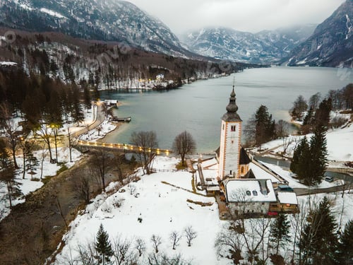 Preview: Bohinj Lake and Church of St John the Baptist, Triglav National Park