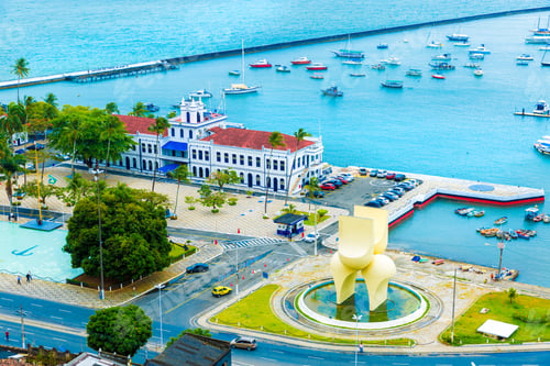 Preview: Aerial View Of Salvador City In Bahia, Brazil