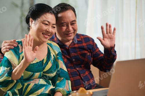 Preview: Senior Couple Video Calling