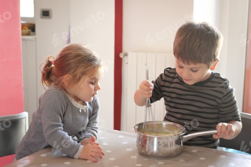 Preview: Kids Baking Together in the Kitchen