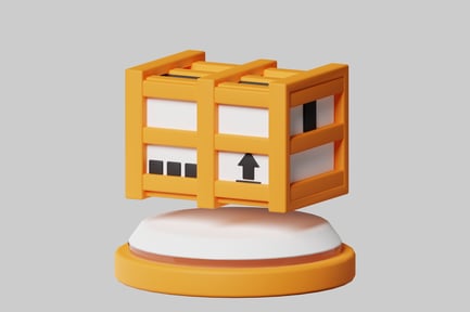 Preview: Crated package with indicators