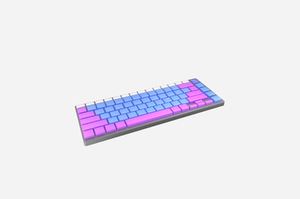 Preview: AI Keyboard 3D Illustration