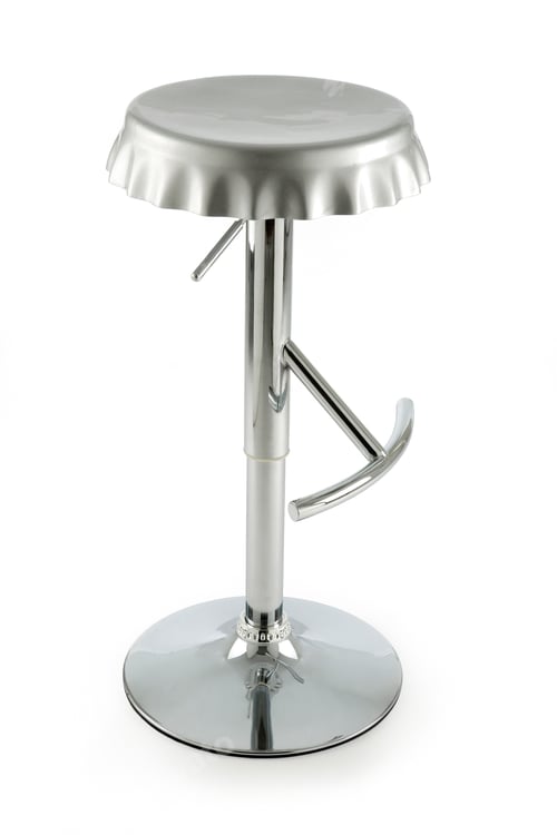 Preview: Bottle cap metal stool