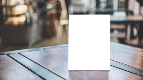 Preview: Mock up acrylic frame posters pattern template forms background,