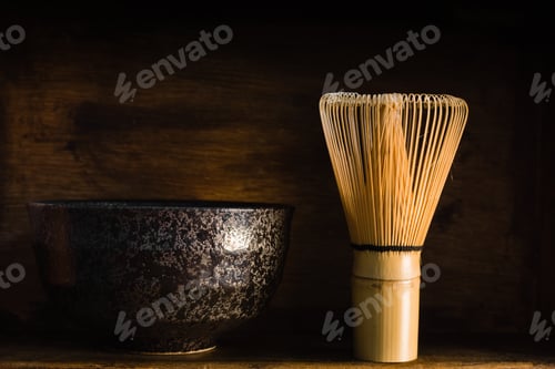 Preview: Japanese Matcha Tea Whisk and Bowl