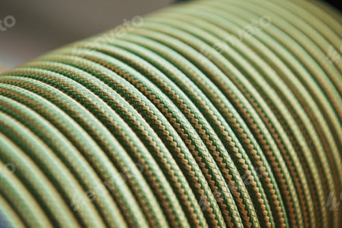 Preview: Strong cables. Many of the green colored knots for the sports and ship equipment