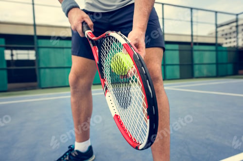 Preview: Tennis Sport Racket Racquet Athlete Match Concept