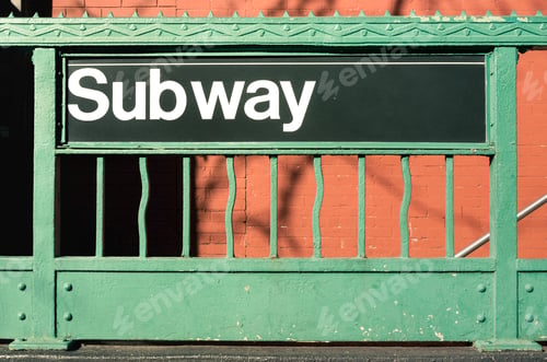 Preview: Subway entrance - New York City style