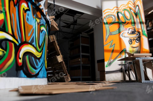 Preview: Ruined demolished place filled with chaos and mess