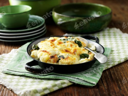 Preview: Bubble and squeak cauliflower gratin