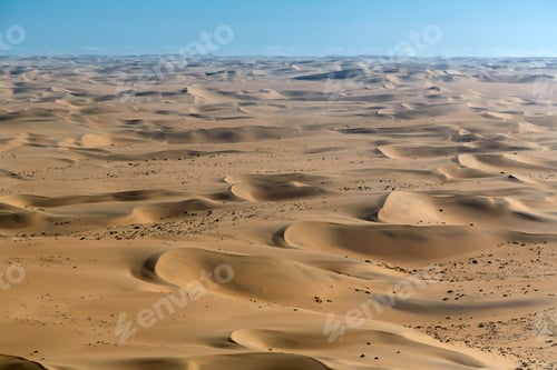 Preview: Aerial view of sand dunes, Namib Desert, Namibia