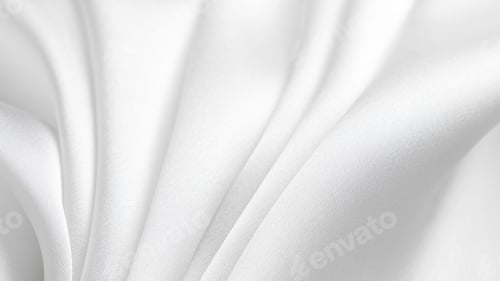 Preview: a close up of a white cloth with waves on it