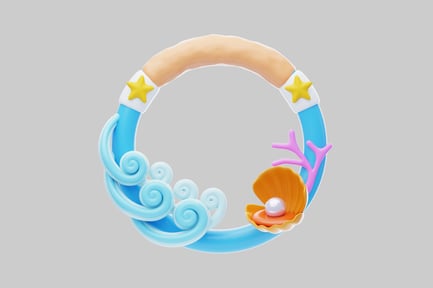 Preview: Ocean game ring with pearl
