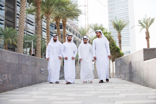 Preview: Group of businessmen in Dubai