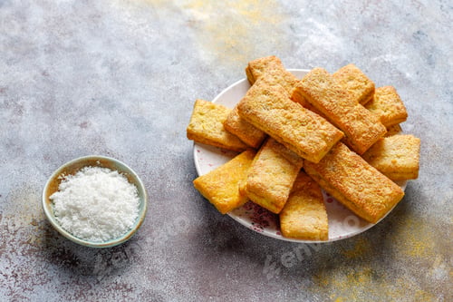 Preview: Delicious homemade coconut cookies.