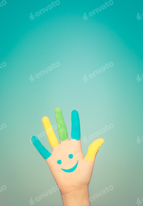 Preview: Happy smiley hand