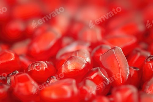 Preview: Macro of pomegranate.