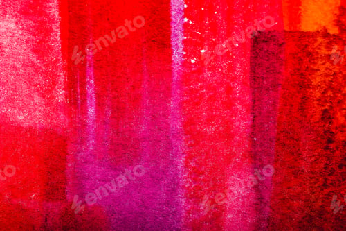 Preview: Top view of red and pink brushstrokes with copy space