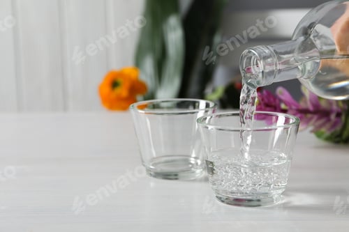 Preview: Traditional Japanese alcoholic drink - Sake, traditional asian drinks concept