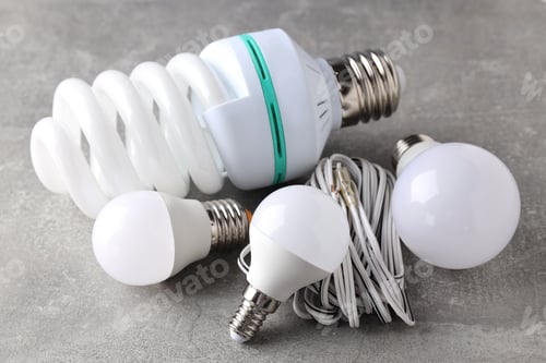 Preview: Concept of electrician or electrical tools, close up