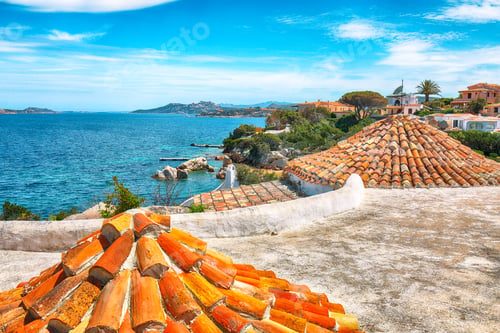 Preview: Captivating view of Porto Rafael resort. Awesome tiled roof of traditional houses
