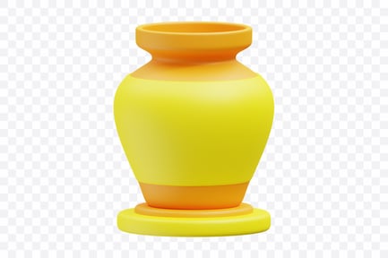 Preview: Ceramic Urn Pottery for Art Display