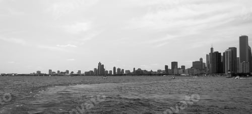 Preview: Chicago Downtown Skyline View From A Boat