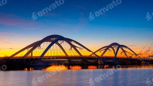 Preview: The Enneaus Heerma Bridge, Amsterdam, the Netherlands.