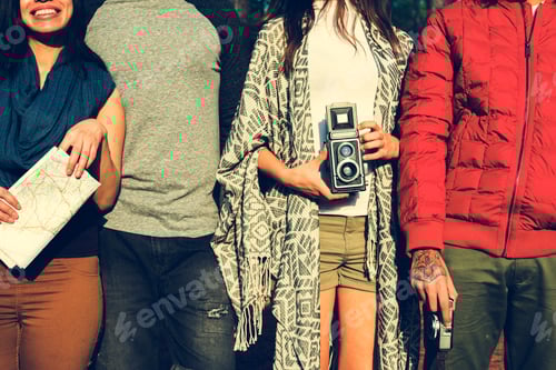 Preview: Vintage Camera Photographer Focus Shooting Concept