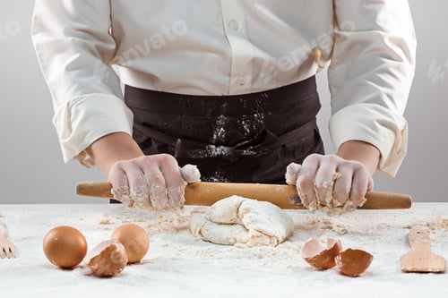 Preview: Hands Kneading A Dough