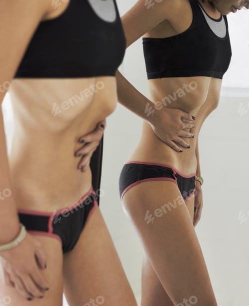 Preview: Shell never be skinny enough. A very skinny girl obsessing over her body.