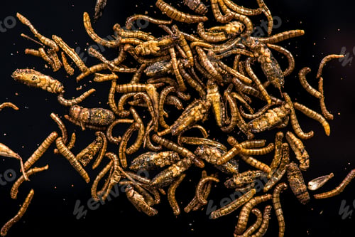 Preview: Edible insects and worms, protein source