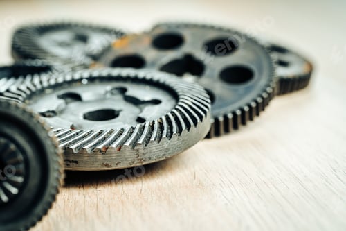 Preview: Gears from an old industrial machine