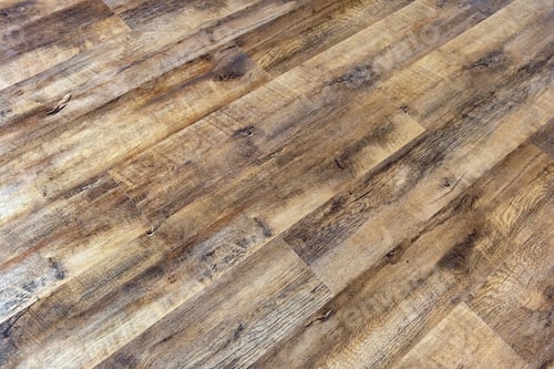 Preview: Textured grunge wooden background. Dark yellow natural backdrop