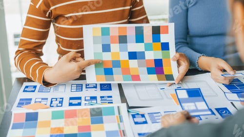 Preview: Meeting only friends asia female people ux design mobile application software brainstorm project