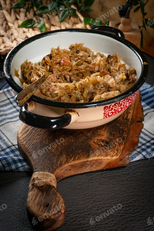 Preview: Bigos - traditional Polish food.