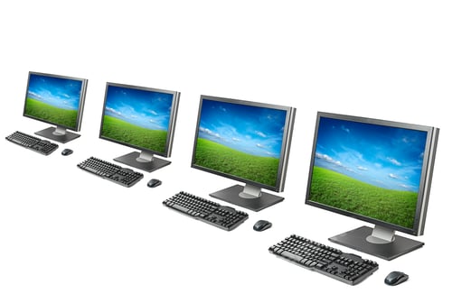Preview: Computer workstation isolated