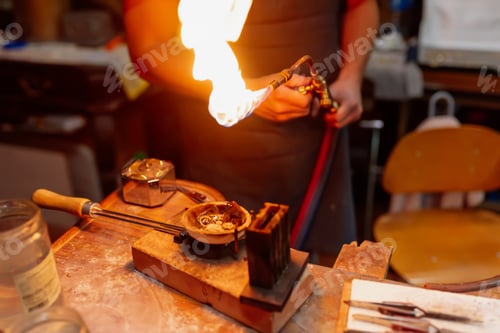 Preview: torch melting metal