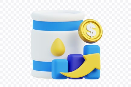 Preview: Oil Commodity Barrel and Price Board