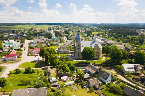 Preview: Catholic Church of St. Dominic and St. Mary the Virgin in Rakov.Belarus