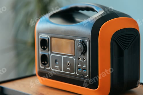 Preview: portable power station at home interior