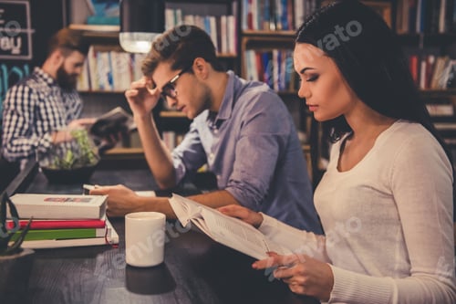 Preview: Young people in the library