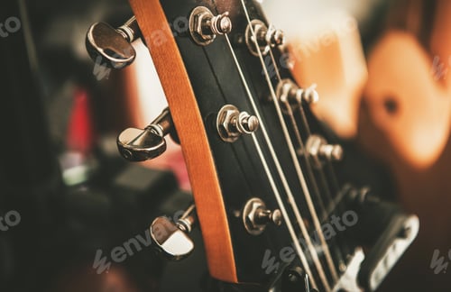 Preview: Guitar Head and Tuning Keys