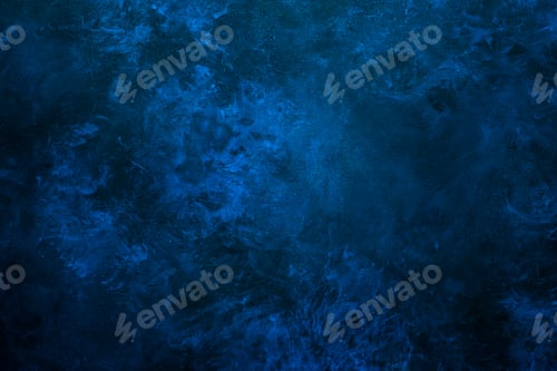 Preview: Deep blue texture or background with stains, waves and grain elements