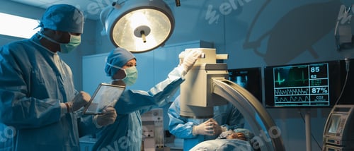 Preview: Medical team discussed the surgical options with the patient before proceeding with the operation.