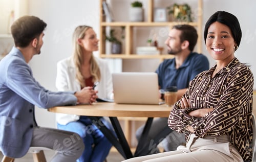 Preview: Leadership, manager and team leader of creative designers having a meeting for growth and innovatio