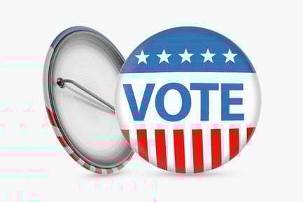 Preview: Vote Button 3D Model for Element 3D & Cinema 4D