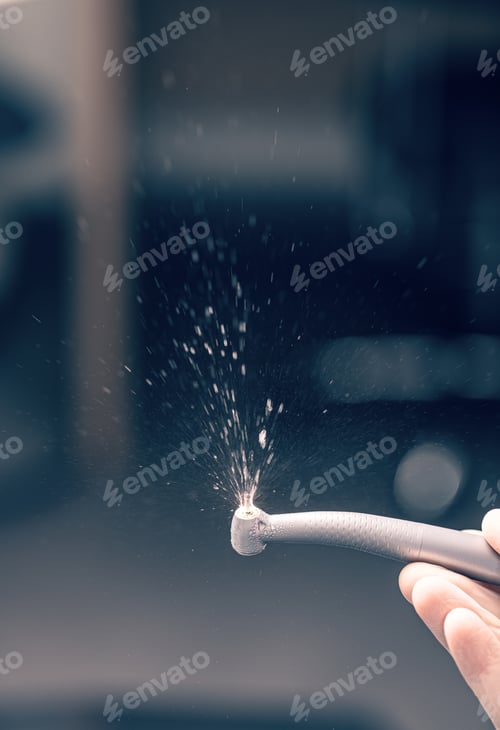 Preview: Dental drill machine with water